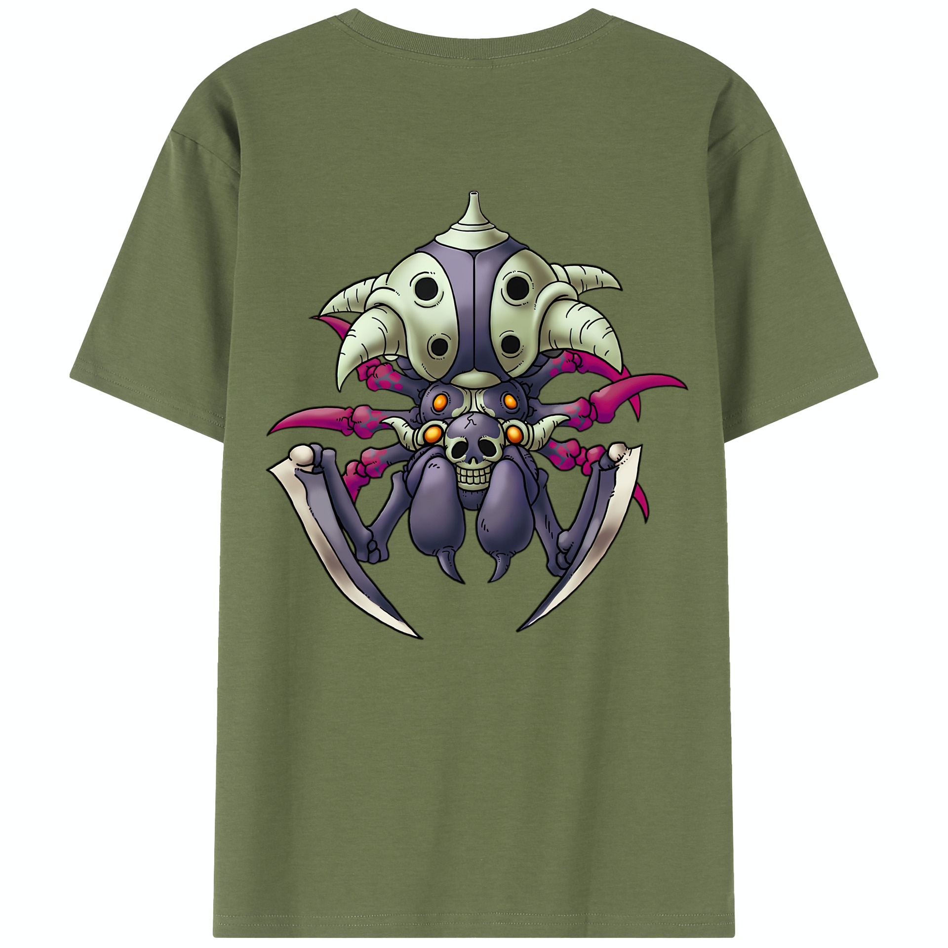 （画像用） ドラゴンクエスト Doragon Kuesuto Dragon Quest 綿100％半袖Tシャツ（背面プリント）